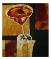 Detail produktu - Obraz - olej na plátně - martini koktejl - 70x80 cm